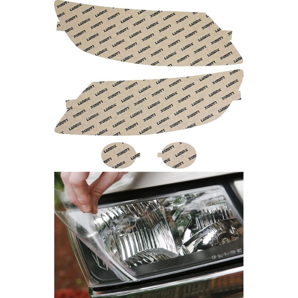 Lamin-X VW012 - 2004-2006 Volkswagen Phaeton Headlight & Fog Light Covers